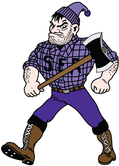 Stephen F. Austin Lumberjacks 2002-Pres Mascot Logo diy DTF decal sticker